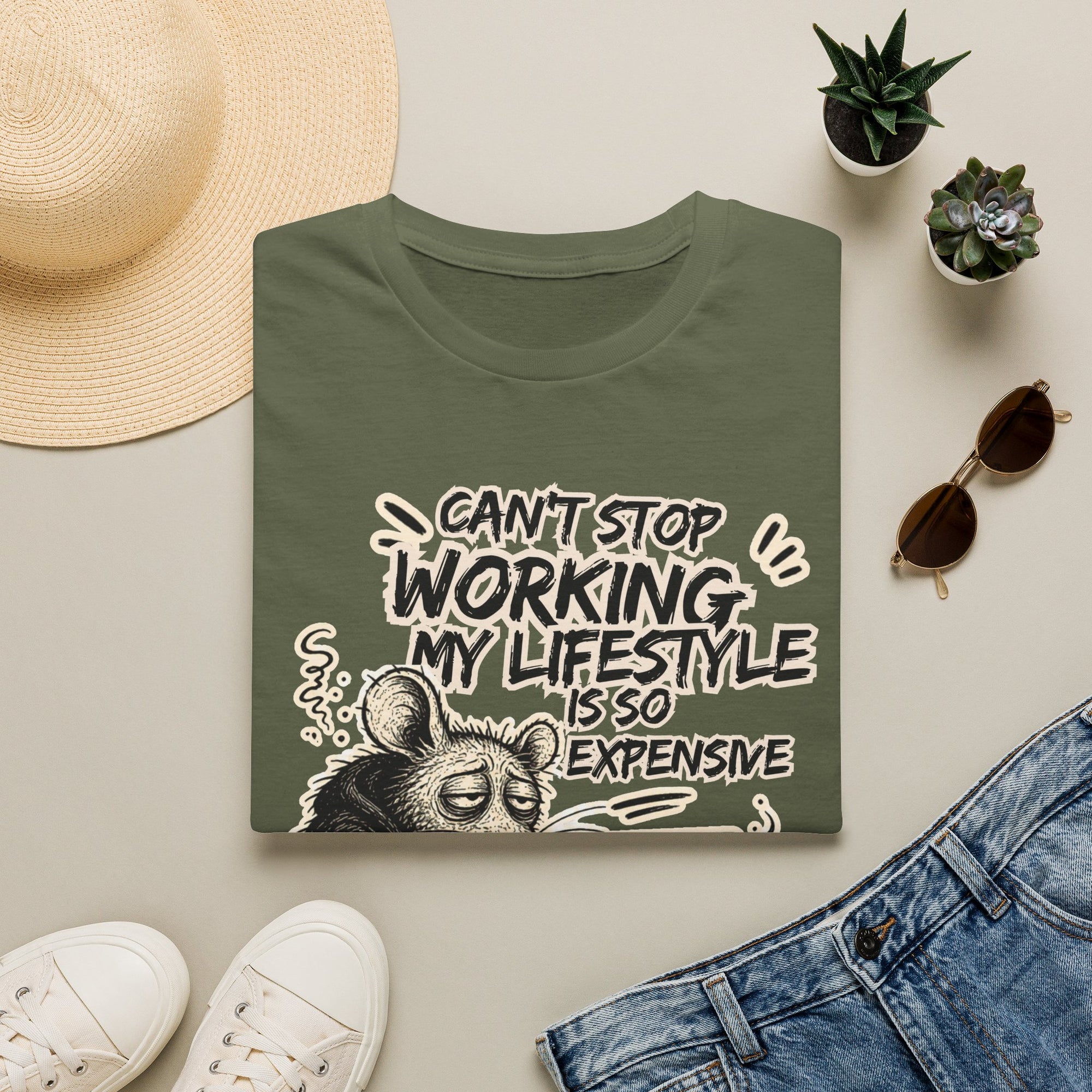 Can't Stop Working Punk Rat Shirt