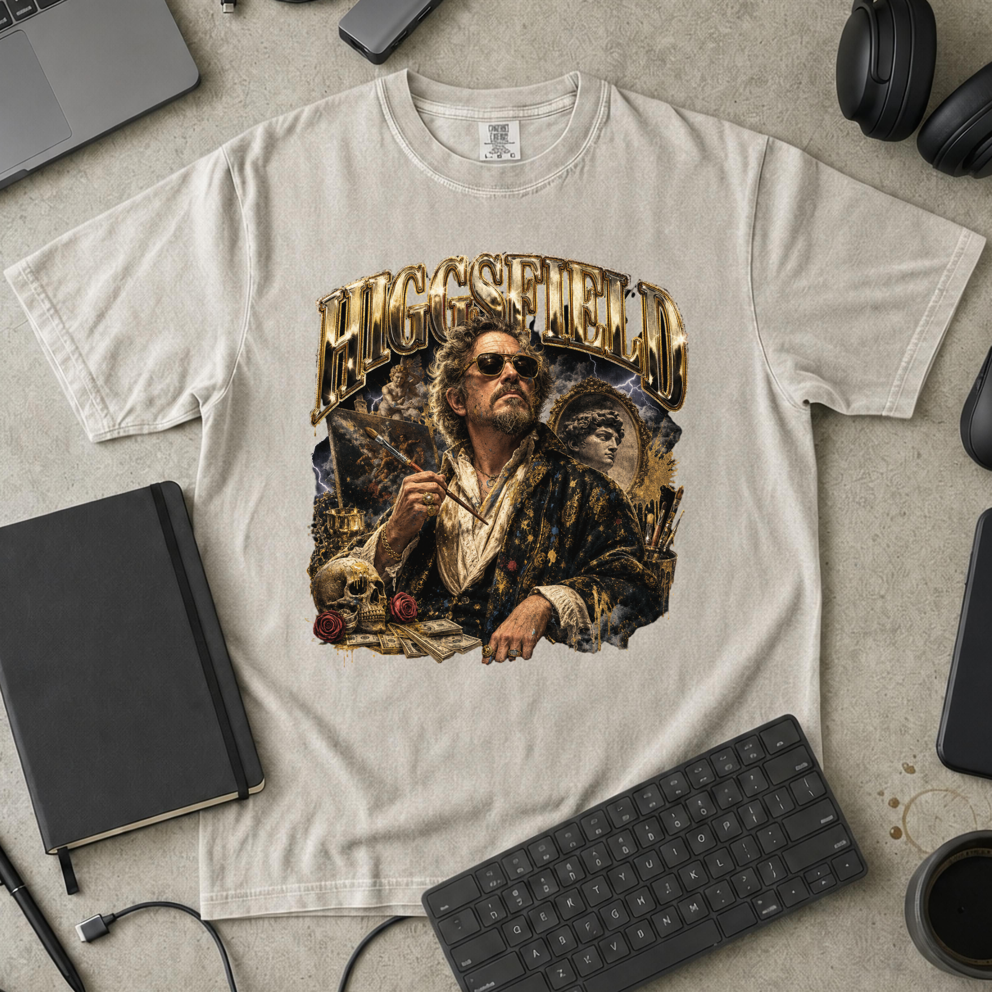 Nerd Collection Artwork 026 Premium Shirt - Ivory mockup