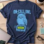 On-Call Owl Shirt — Navy