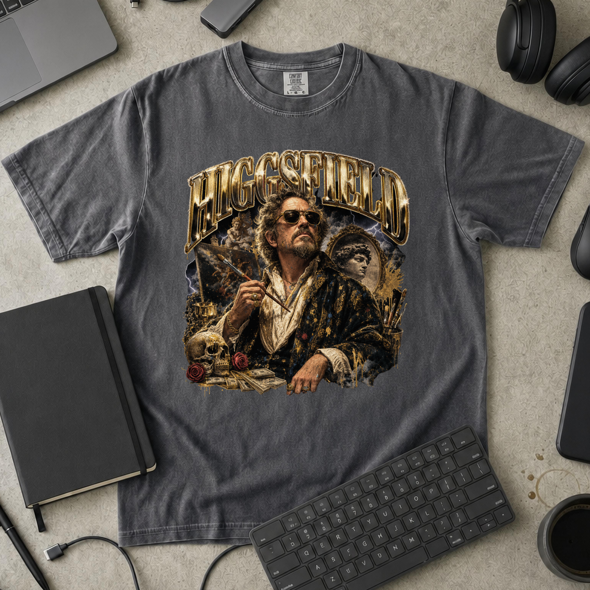 Nerd Collection Artwork 026 Premium Shirt - Pepper mockup