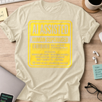 AI Assisted Human Supervised Shirt — Natural