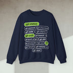 Code Culture git status sweatshirt funny programmer Sweatshirt in S — Code Culture developer clothing