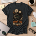 The Cron Job That Runs at Midnight Shirt — Black
