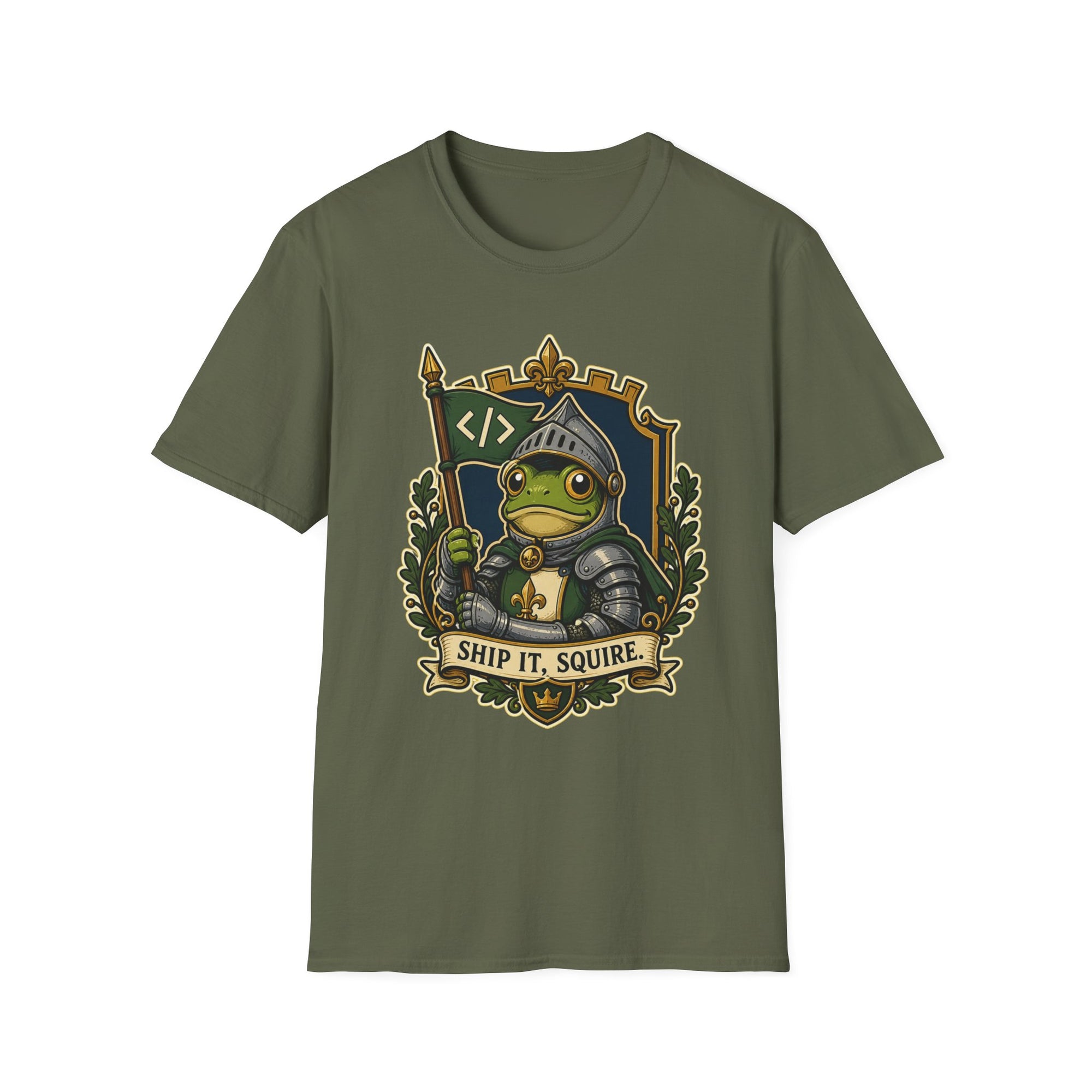 Ship It, Squire Medieval Coder Shirt