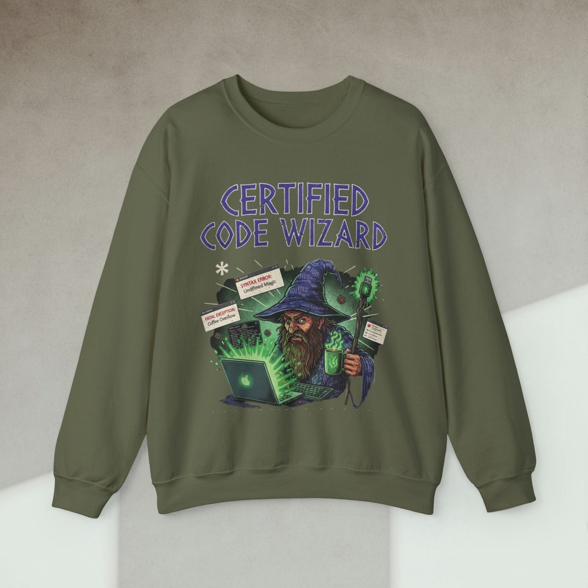 certified code wizard sweatshirt