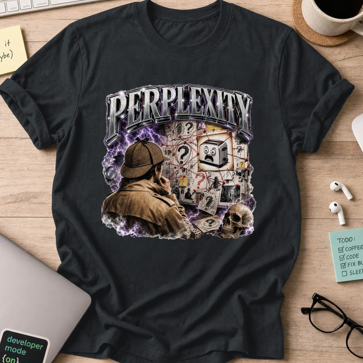 Nerd Collection Artwork 028 Shirt - Black mockup