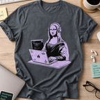 Mona Lisa Developer Shirt - Dark Heather