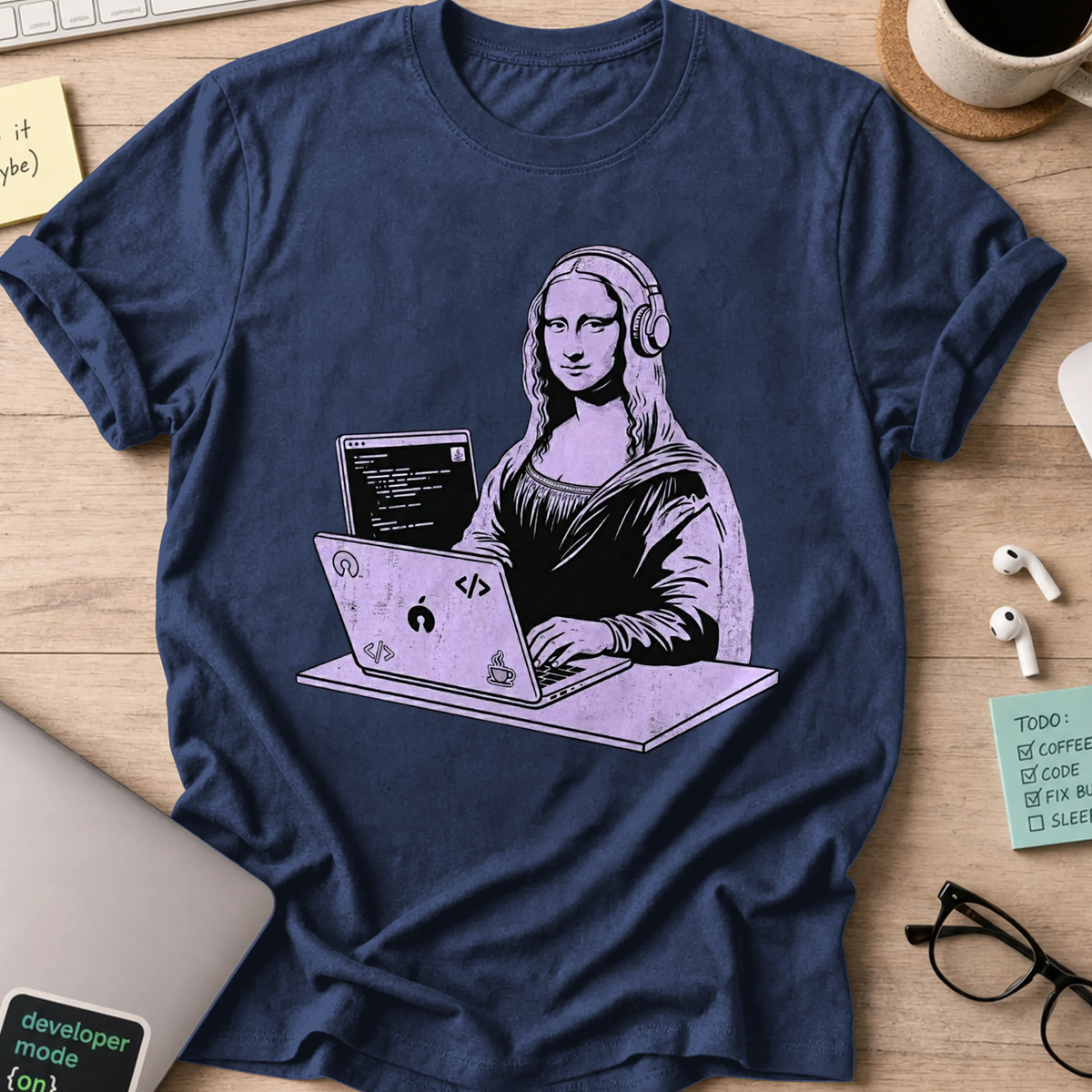 Mona Lisa Developer Shirt - Navy