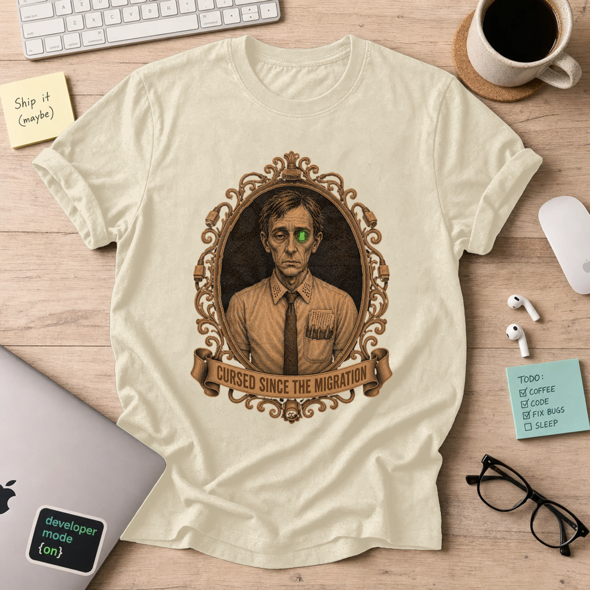 Cursed Since the Migration Shirt — Natural