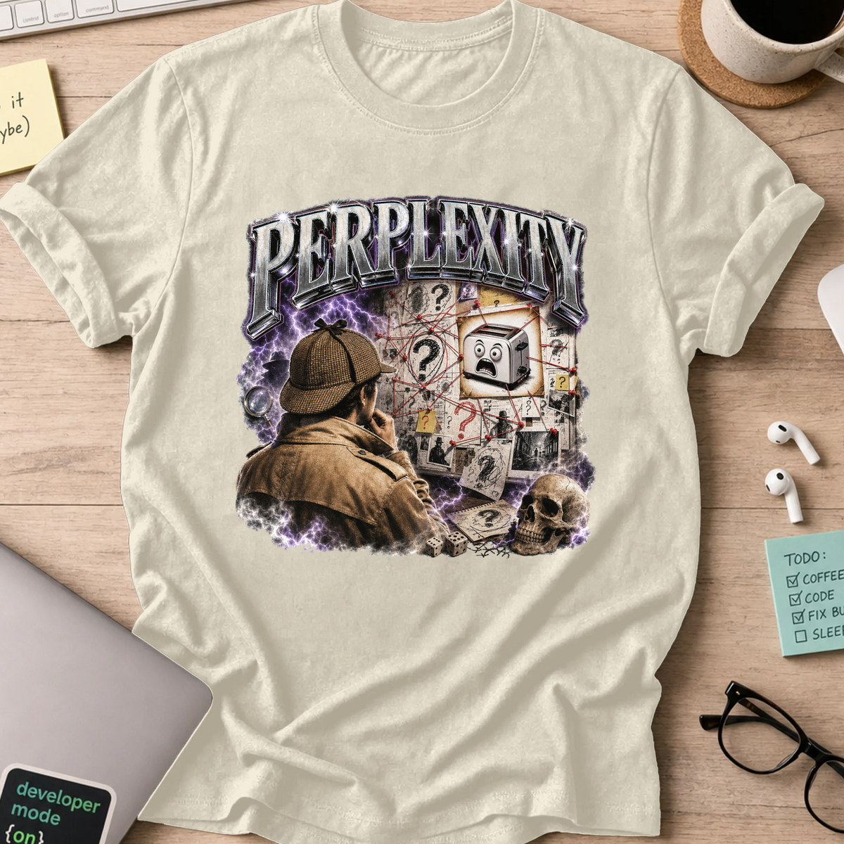 Nerd Collection Artwork 028 Shirt - Natural mockup