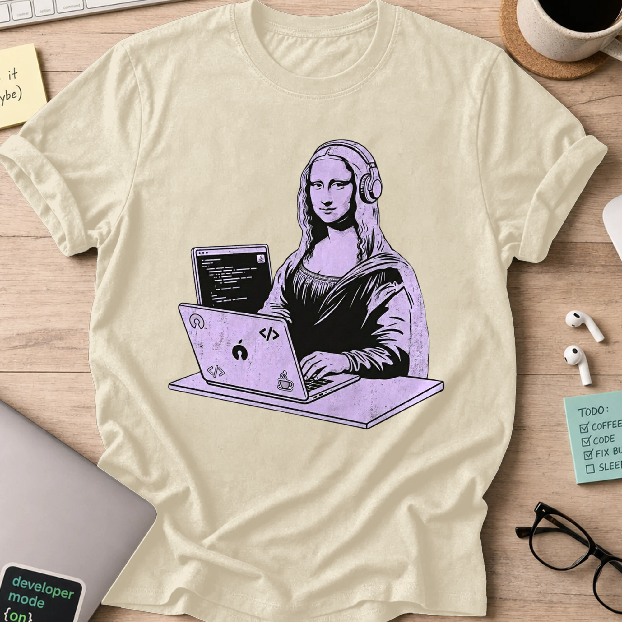 Mona Lisa Developer Shirt - Natural