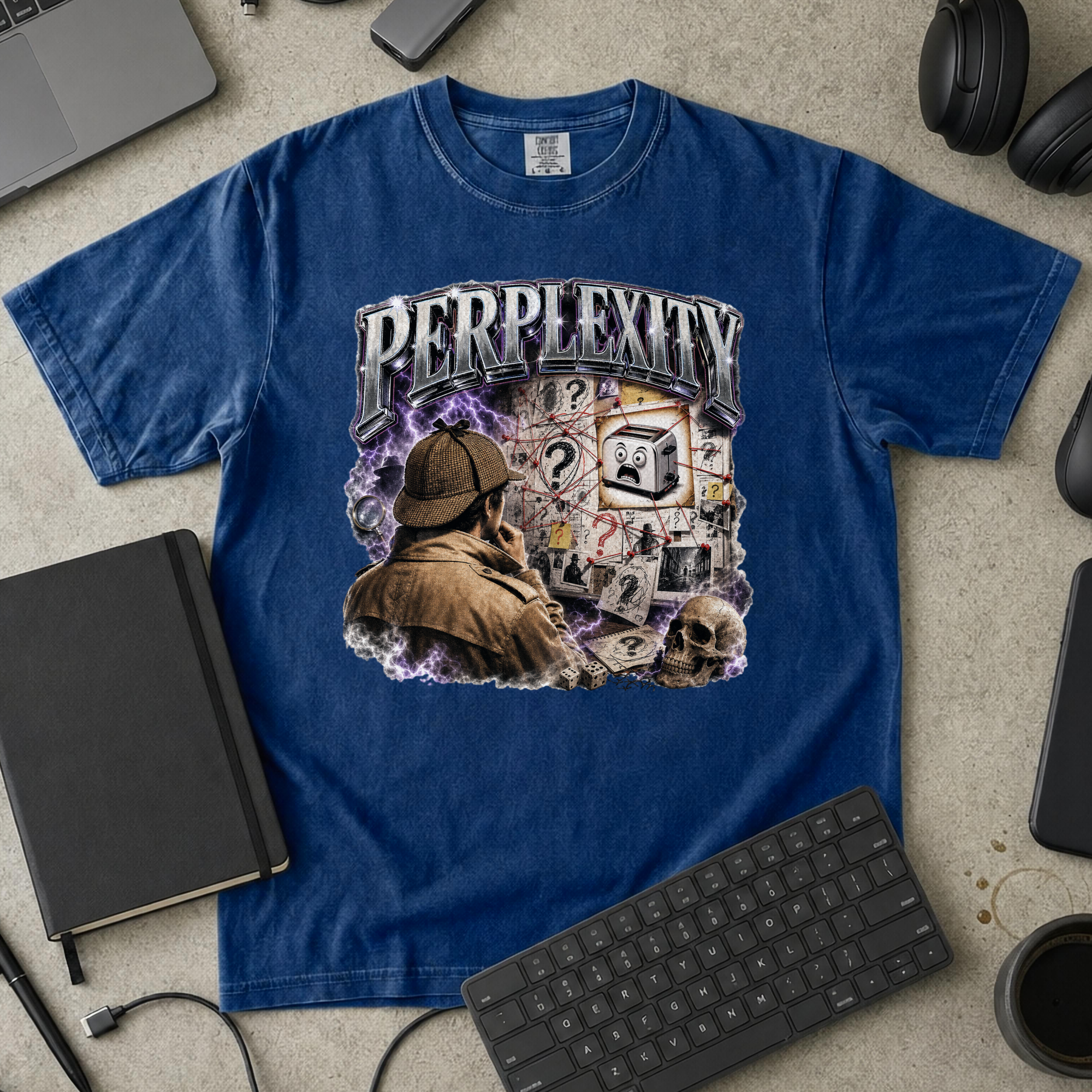 Nerd Collection Artwork 028 Premium Shirt - True Navy mockup
