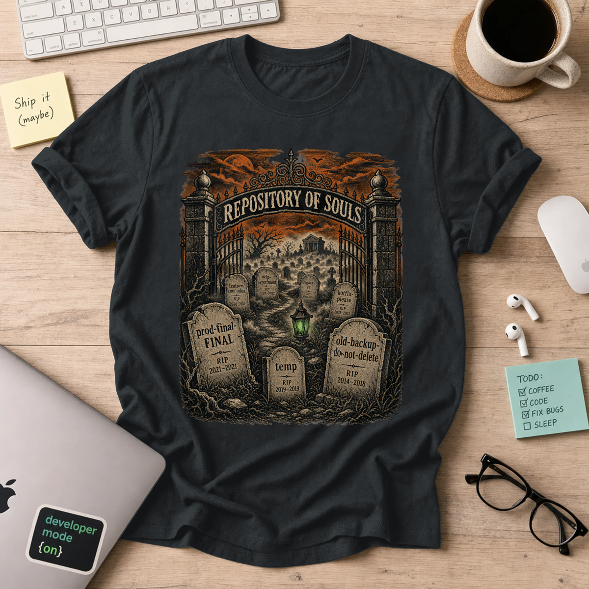 Repository of Souls Shirt — Black