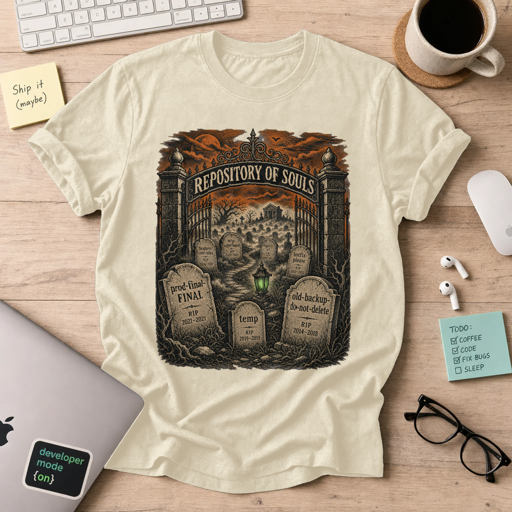 Repository of Souls Shirt — Natural