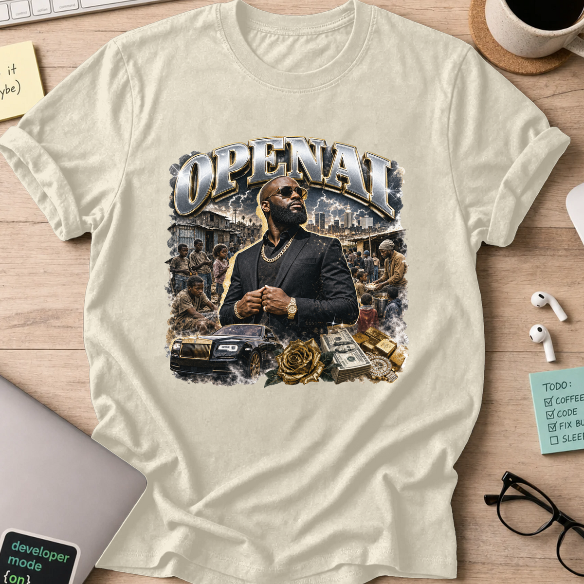 Nerd Collection Artwork 029 Shirt - Natural mockup