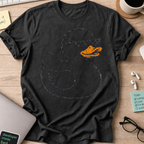 Rubber Duck Line Art Shirt — Black