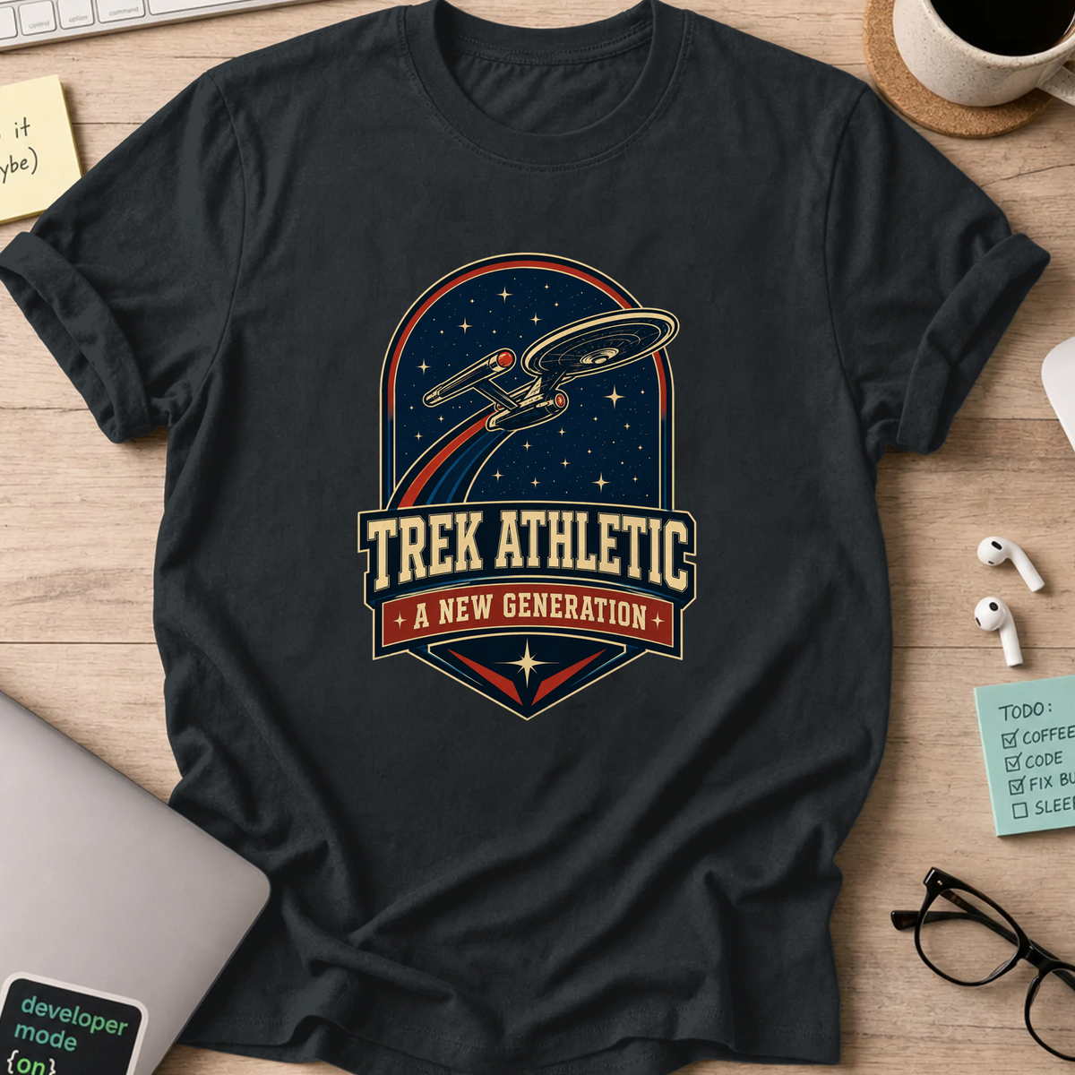 Nerd Collection Artwork 002 Shirt - Black mockup
