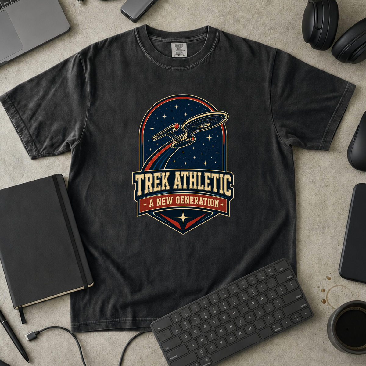 Nerd Collection Artwork 002 Premium Shirt - Black mockup