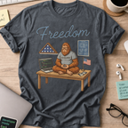 Freedom Bigfoot Coding Shirt - Dark Heather
