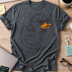 Rubber Duck Line Art Shirt — Dark Heather