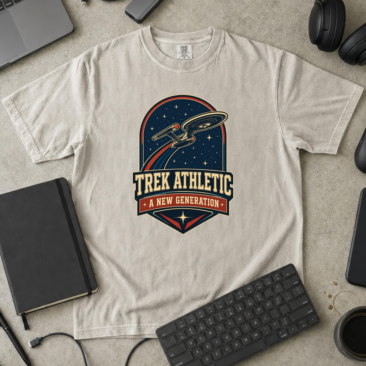 Nerd Collection Artwork 002 Premium Shirt - Ivory mockup