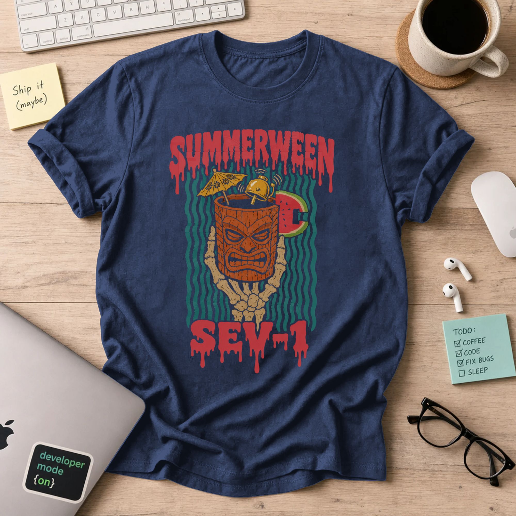 Summerween Seven Shirt — Navy