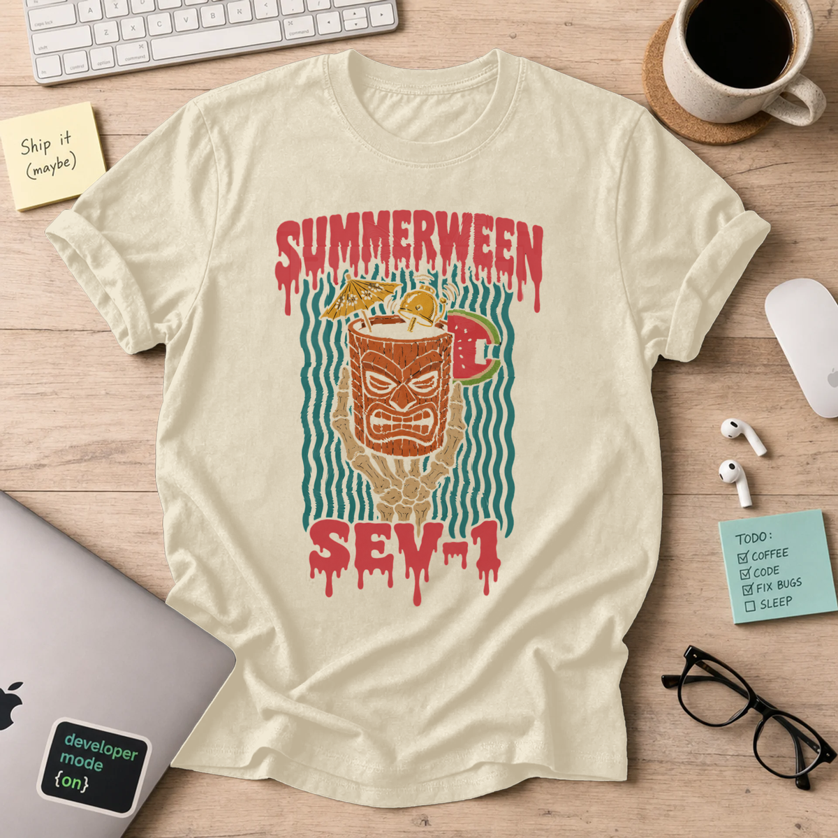 Summerween Seven Shirt — Natural