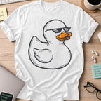 Rubber Duck Line Art Shirt — White
