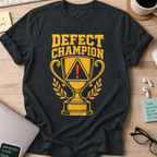 Defect Champion Shirt — Black