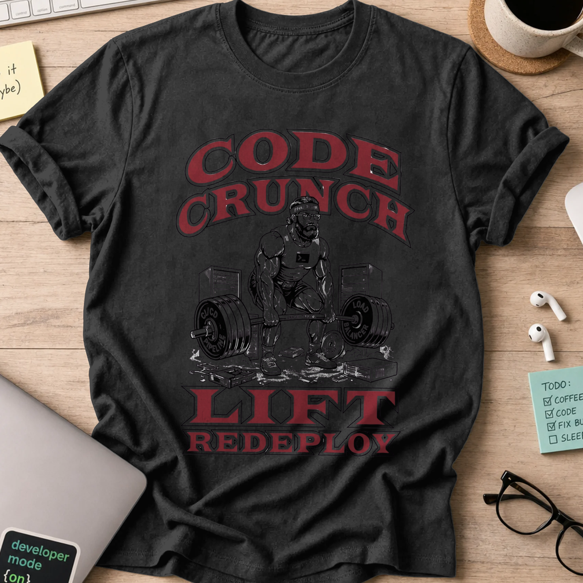 Code Crunch Lift Redeploy Shirt - Black