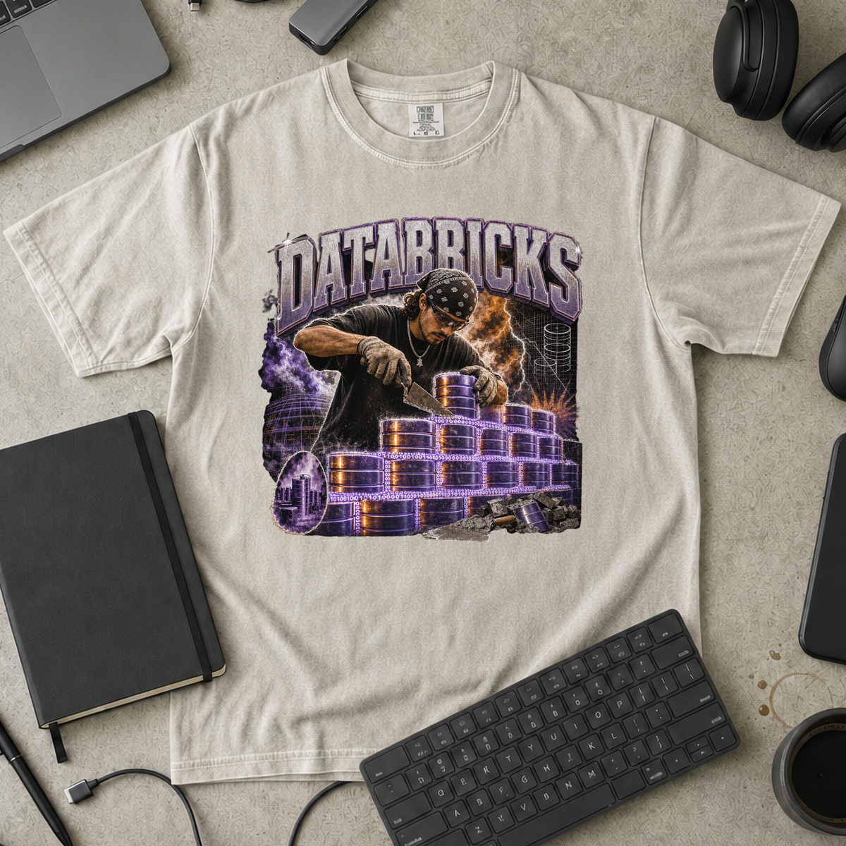 Nerd Collection Artwork 030 Premium Shirt - Ivory mockup