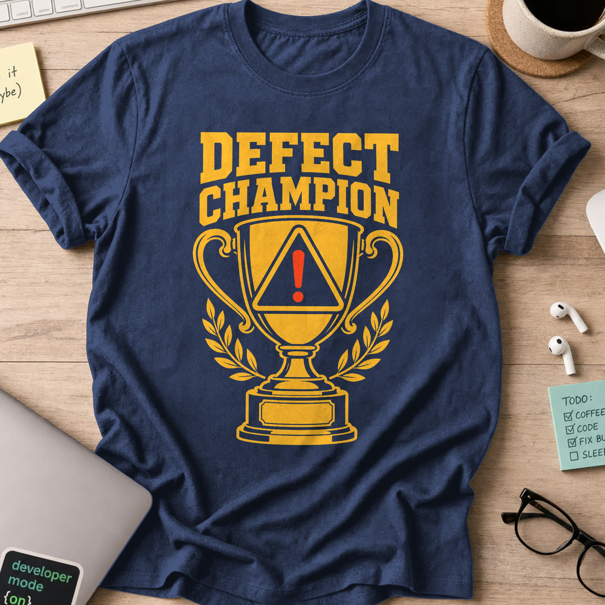 Defect Champion Shirt — Navy