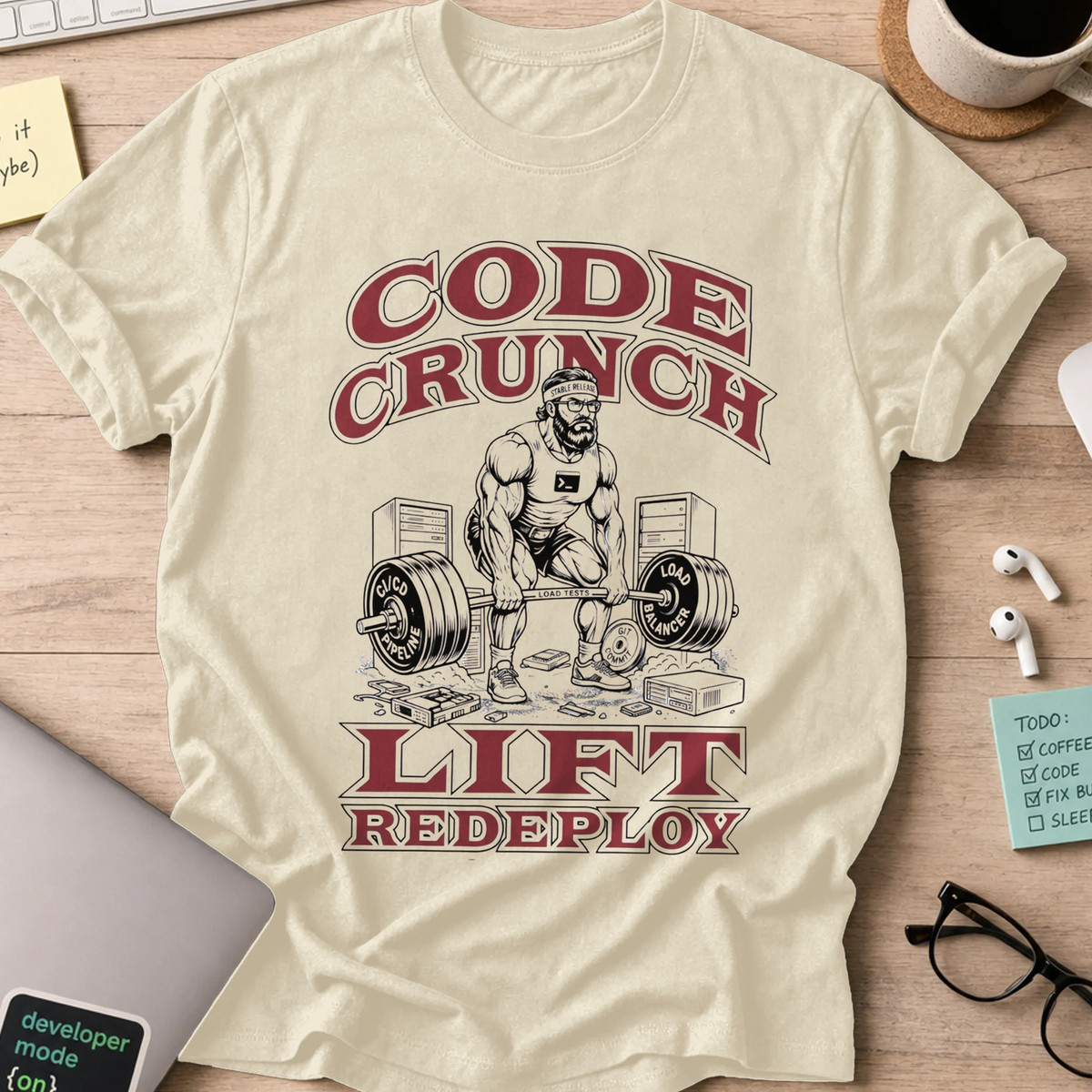 Code Crunch Lift Redeploy Shirt - Natural