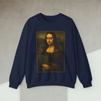 Code Culture mona lisa dev sweatshirt funny programmer Sweatshirt in S — Code Culture developer clothing