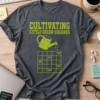 Cultivating Green Squares Shirt — Dark Heather