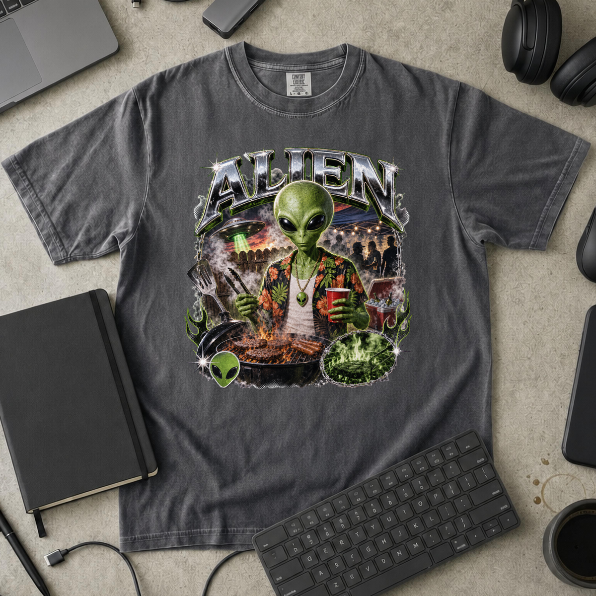 Nerd Collection Artwork 031 Premium Shirt - Pepper mockup