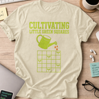 Cultivating Green Squares Shirt — Natural