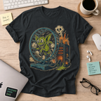 Gremlin in the Hamster Wheel Shirt — Black