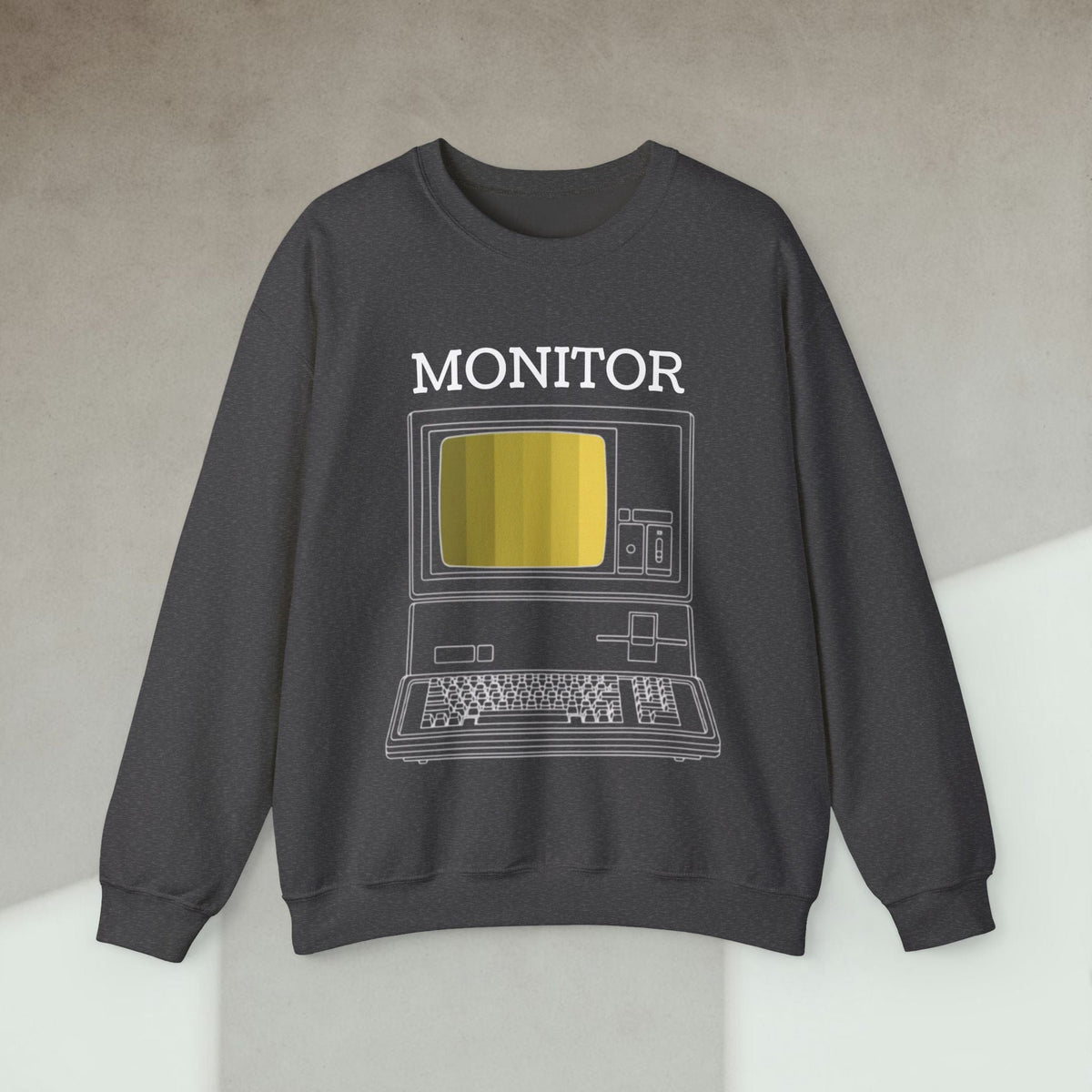 Code Culture monitor sweatshirt funny programmer Sweatshirt in S — Code Culture developer clothing