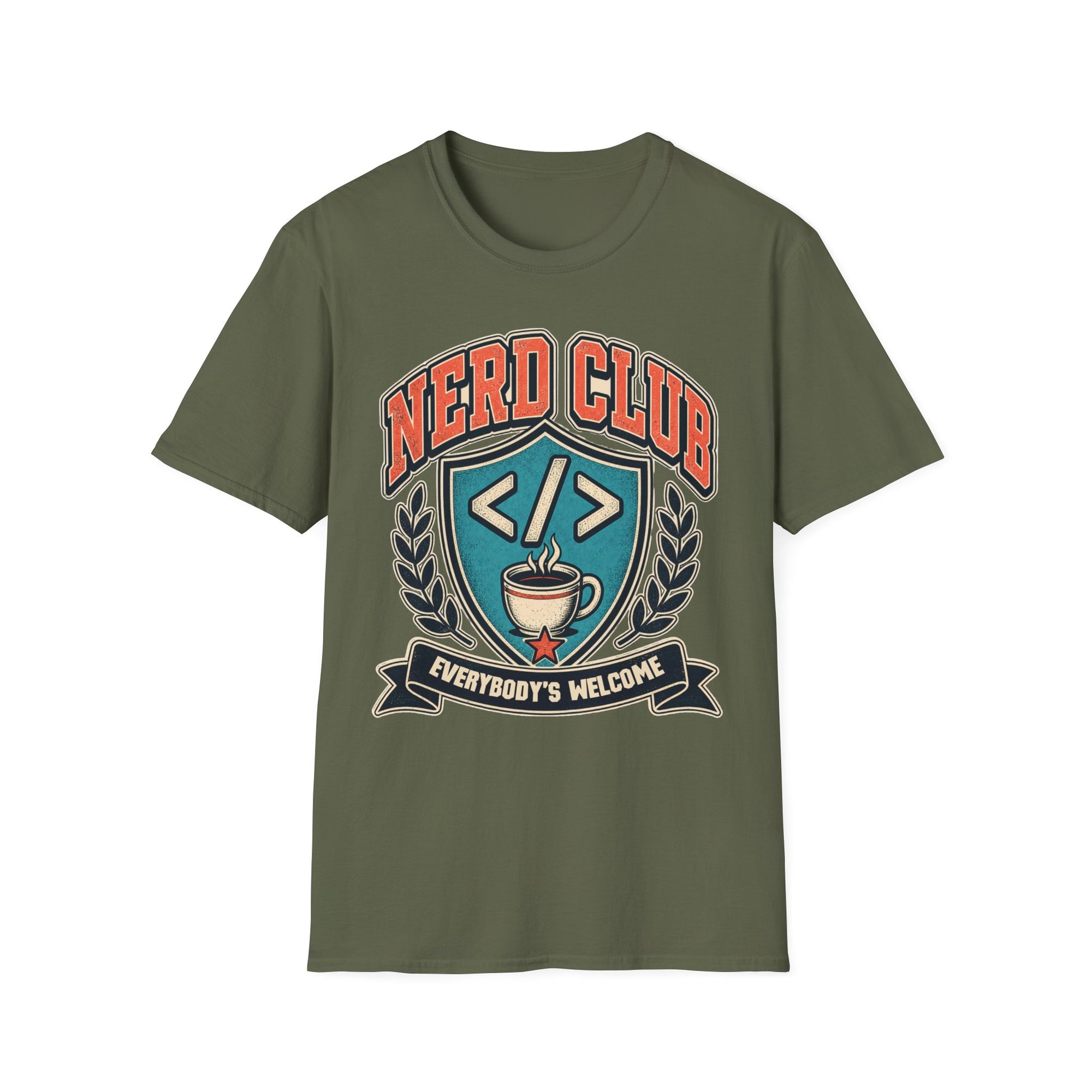 Nerd Club Vintage Badge Shirt