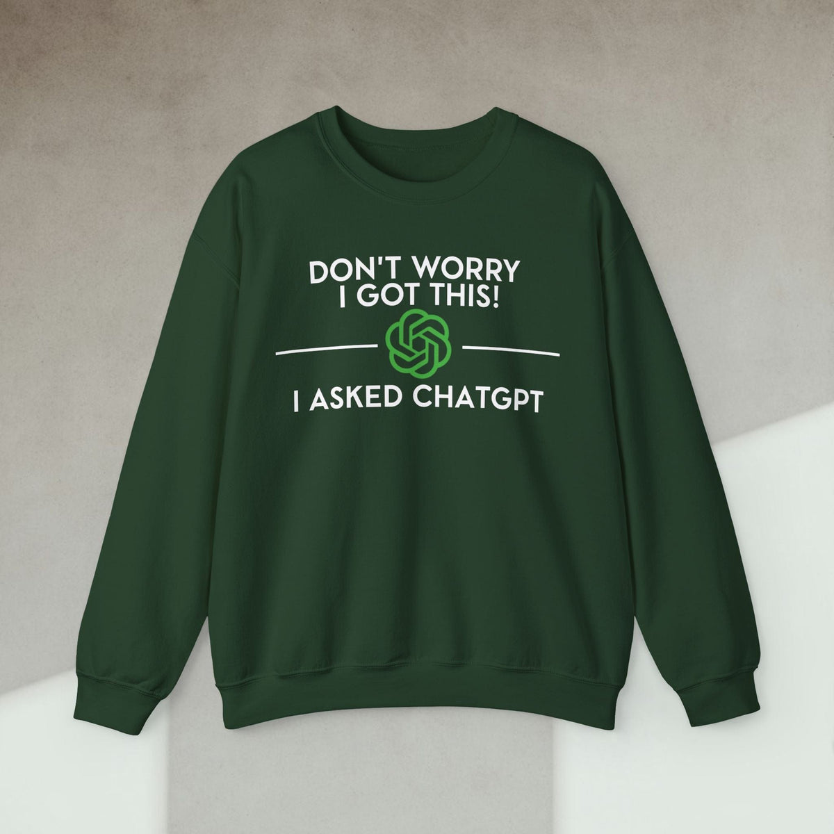 Code Culture i asked chatgpt sweatshirt funny programmer Sweatshirt in S — Code Culture developer clothing