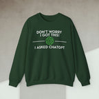 Code Culture i asked chatgpt sweatshirt funny programmer Sweatshirt in S — Code Culture developer clothing