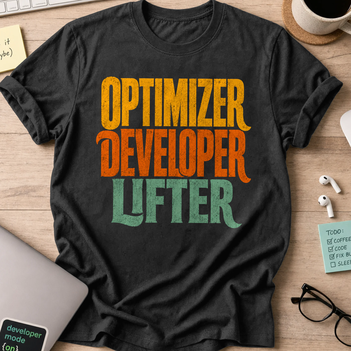 Optimizer Developer Lifter Shirt - Black