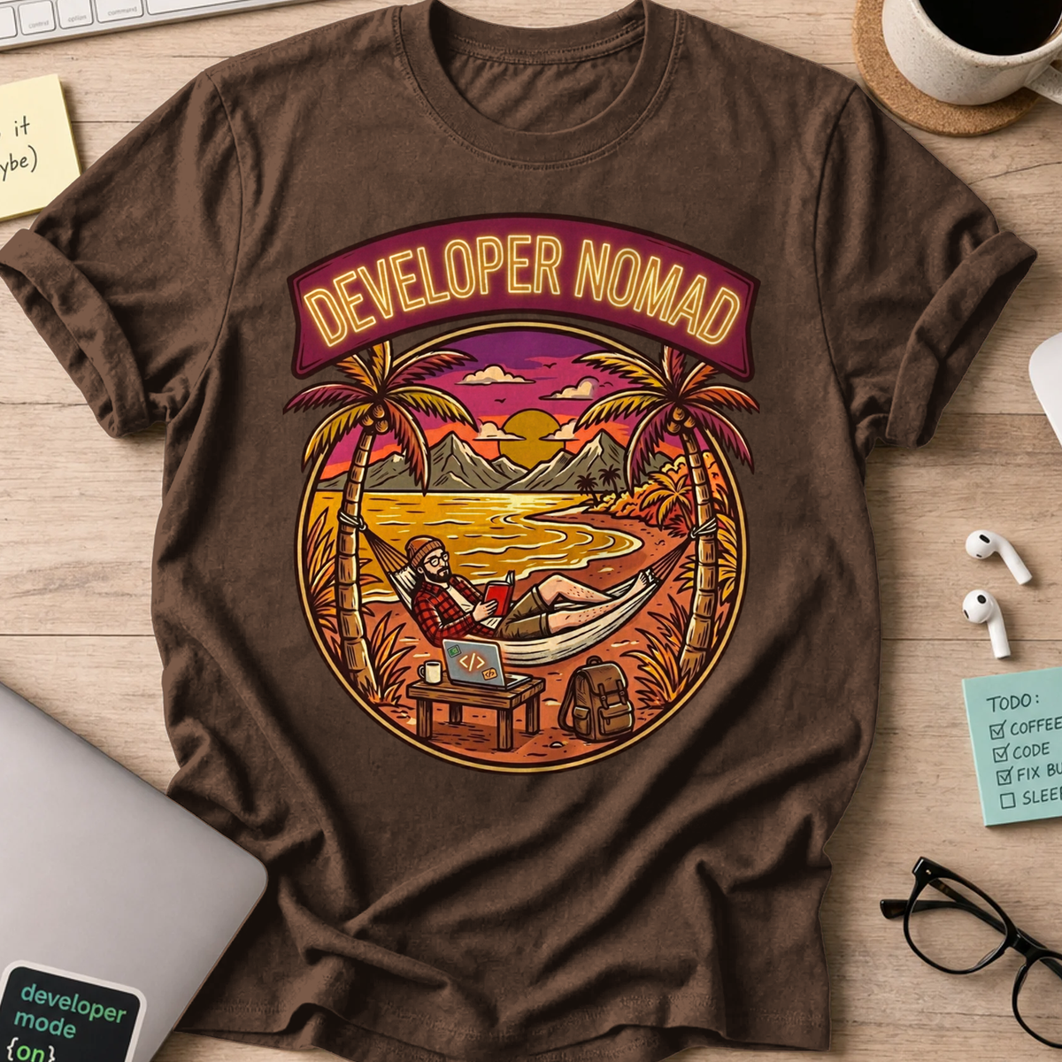 Developer Nomad Shirt — Dark Chocolate