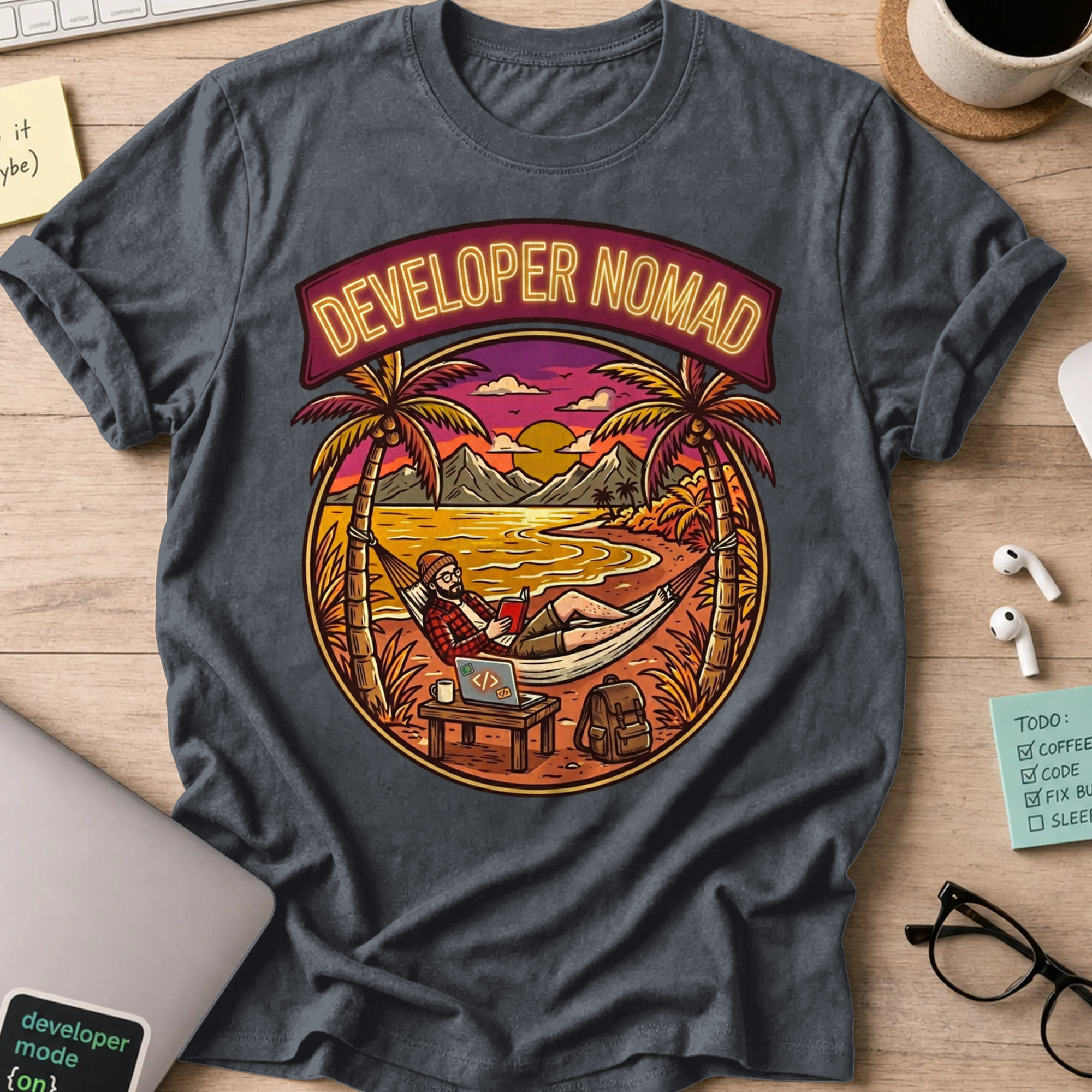 Developer Nomad Shirt — Dark Heather