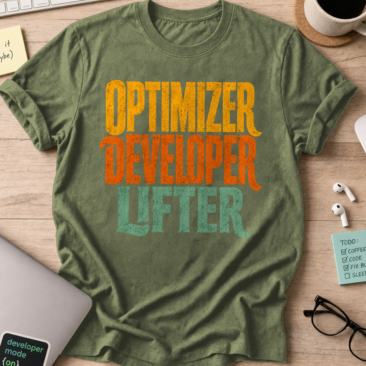 Optimizer Developer Lifter Shirt - Military Green