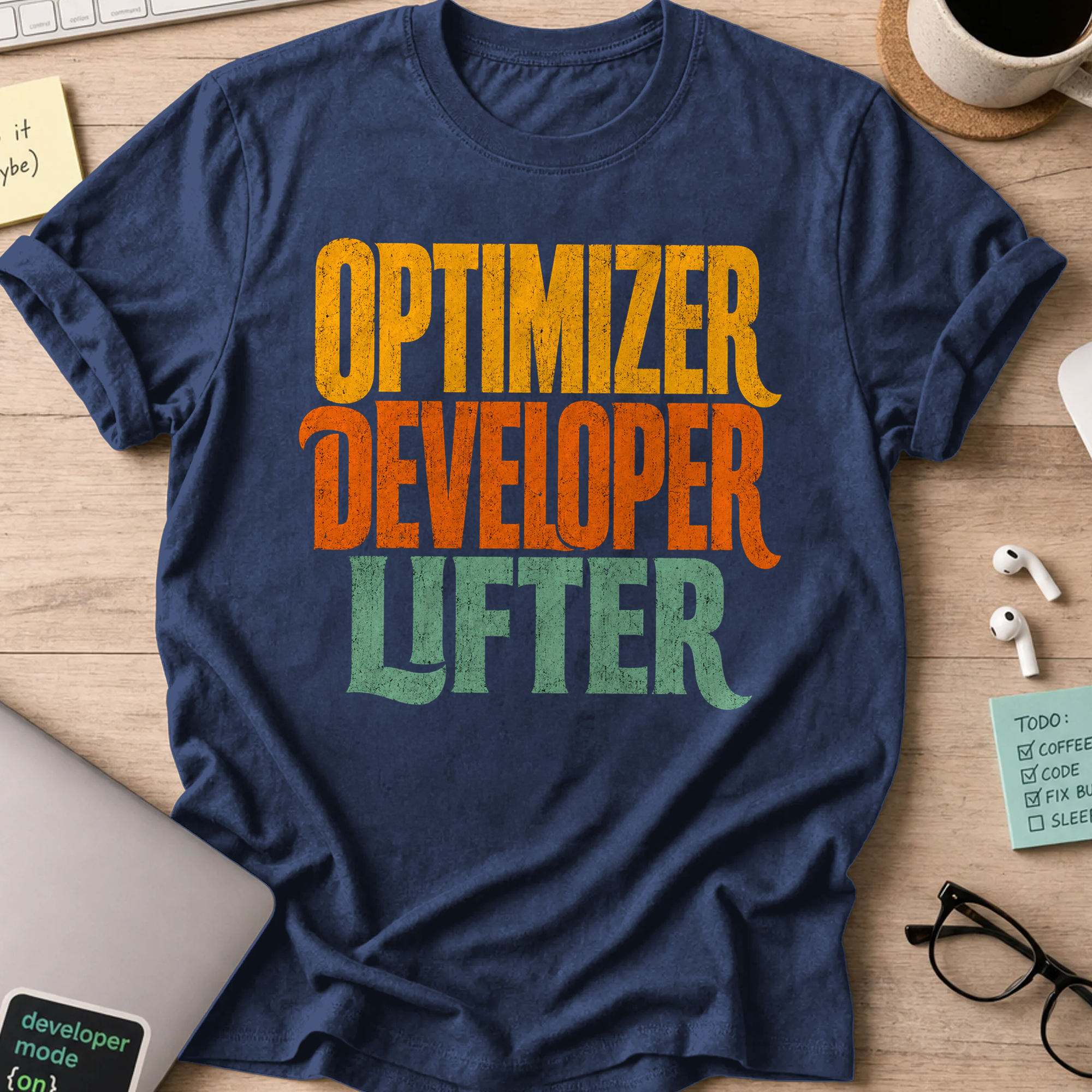 Optimizer Developer Lifter Shirt - Navy