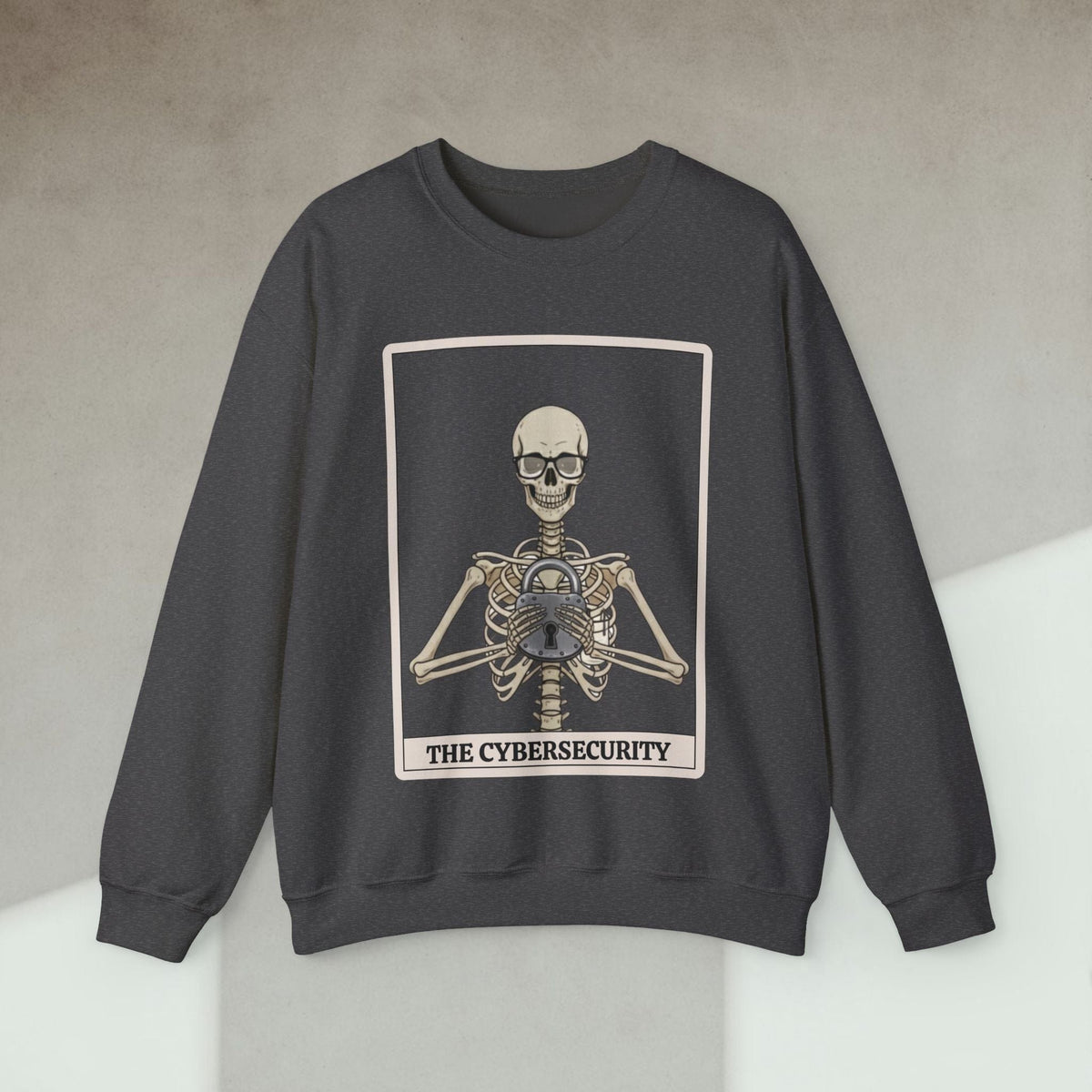 Code Culture skeleton cybersecurity sweatshirt funny programmer Sweatshirt in S — Code Culture developer clothing