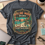 Offline Mode Unplug Shirt — Dark Heather