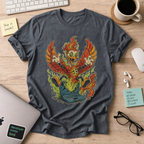 Phoenix Laptop Monster Shirt — Dark Heather